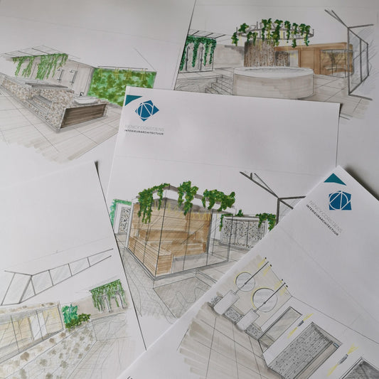 Handgemaakte Schetsen: De Basis voor elk Interieurontwerp